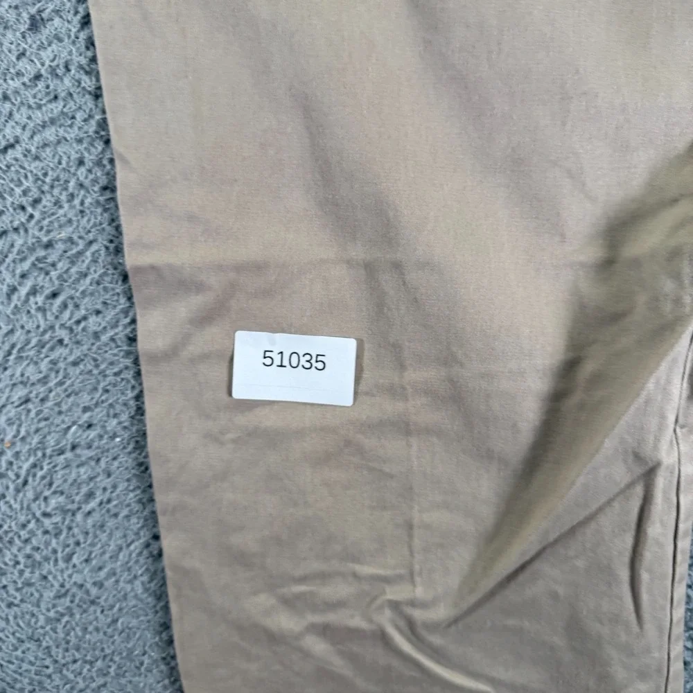 Chaps Pant Men 40x30 Beige Cotton Chino Straight Preppy Business Career Academia